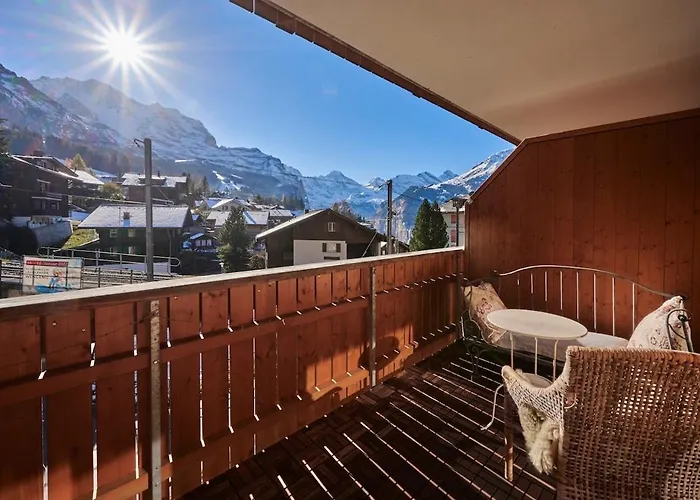 アパート Alpine Hideaway Front-row Jungfrau Views ヴェンゲン